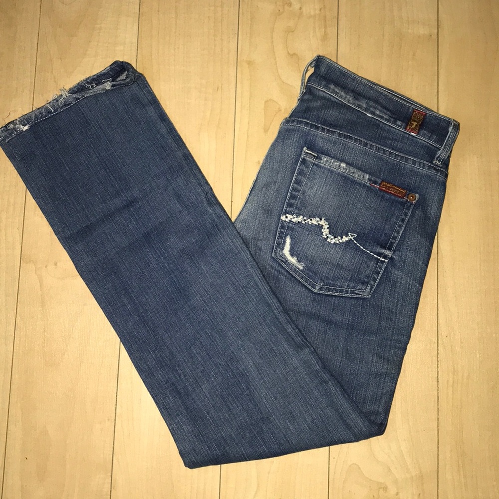 7 For All Mankind Straight Leg Jeans